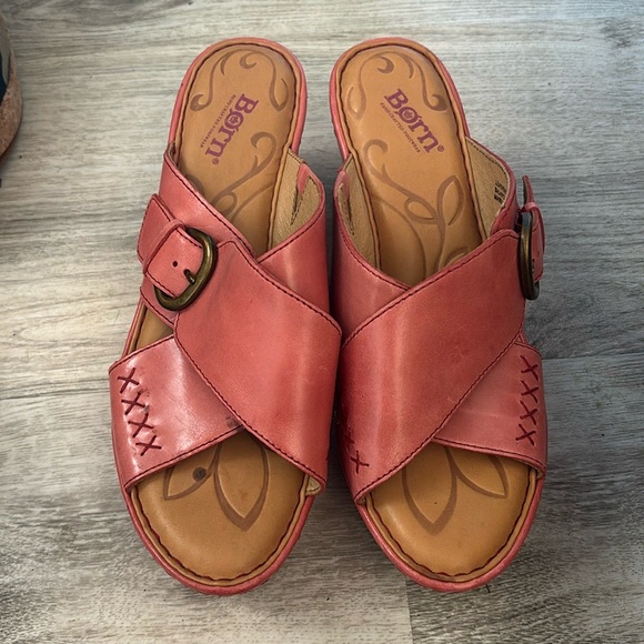 Born Light Pink Wedges - Picture 1 of 5
